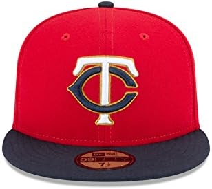 Бейзболна шапка MLB Minnesota Twins Alt 2 AC в полето 59 фута хипита, Размер на 7 5/8, червена