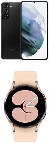 SAMSUNG Galaxy S21 + Plus 5G, умни часовници Phantom Black Galaxy Watch 4 40 мм