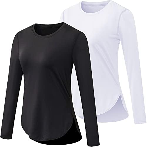 Дамски Спортни Ризи UPF 50 + и е с дълъг ръкав, които Предпазват от Ултравиолетовите, Бързосъхнеща Тениска За