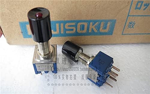 Внос Япония FUJISOKU 8T1022 с ключ за нулиране на светещи бутони 5-foot ключ ключ 3A125V