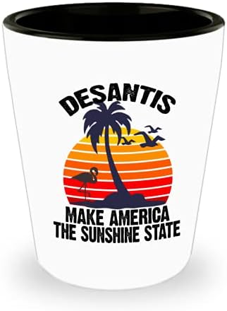 Desantis Ще направи Америка Слънчев държава Ретро Чаша Desantis 2024