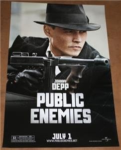 Врагове на народа - 11 X17 Оригинален Промо-Постер на филма Джони Деп