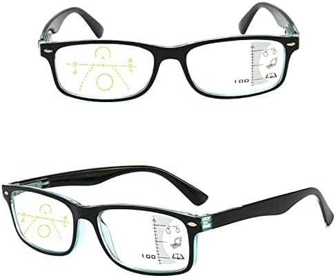 Постепенно Многофокусные Леки Очила за четене, блокиране на Синя Светлина, Мъжки и Женски, Компютърни Очила