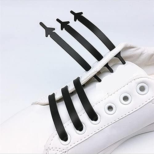 TBIIEXFL 12 бр./опаковане. Аксесоари за обувки Ластични шнурове от силикагел Творчески Мързеливи Ремък от Силикагел Без завязок Каучук за Ежедневни маратонки (Цвят: D, ра