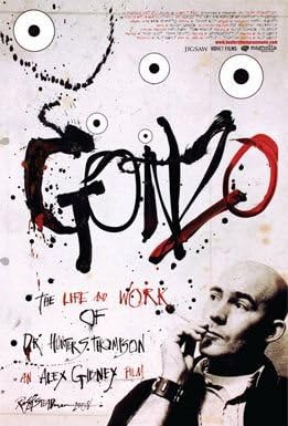 Интервюта: Животът и творчеството на д-р Хънтър С. Томпсън 27 x40 Д/С Оригинален Плакат на филма на Един лист