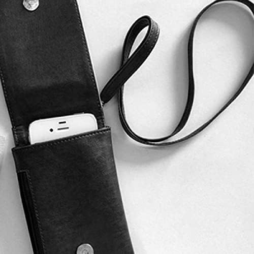 Интересен Американски Чудесен Забавен Начин Телефона В Чантата Си Портфейл Окачен Мобилен Калъф Черен Джоба