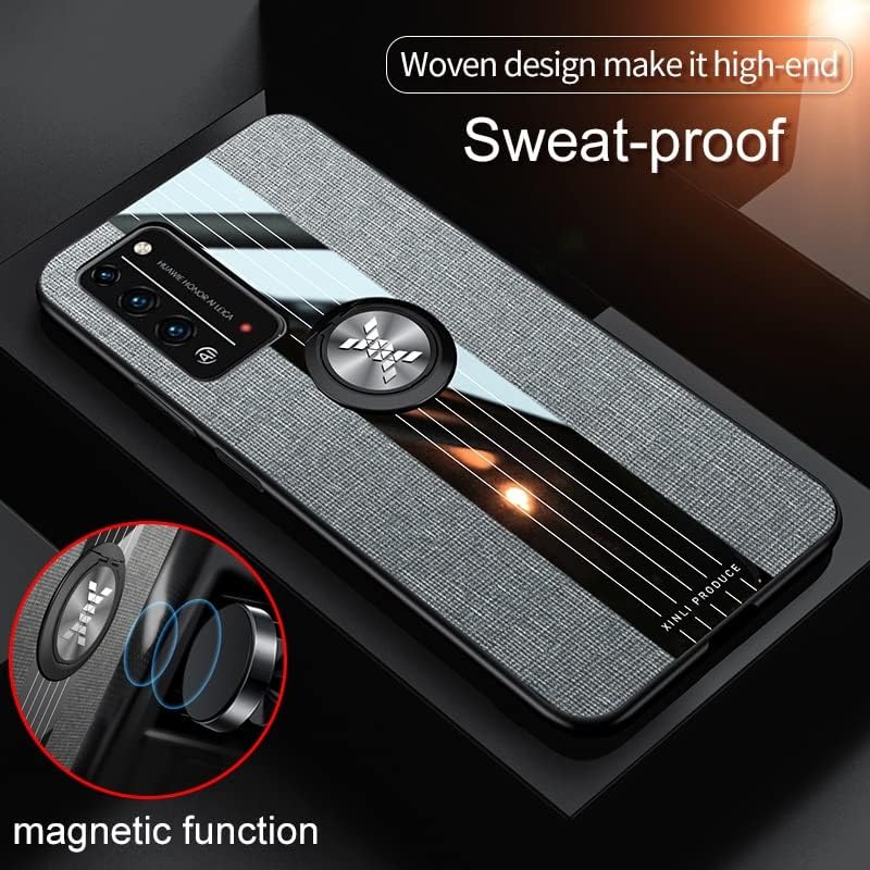 Флип калъф, съвместим с калъф Huawei Honor X10, с магнитен калъф на 360 ° с функция влакчета, Мултифункционален