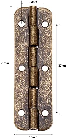 2 елемента Врата на Шкаф С Дълга Линия С Сплав от Стари Бижута Съкровище на Гардероб Куфара Декоративни Мебелни Панти 51 * 16 мм