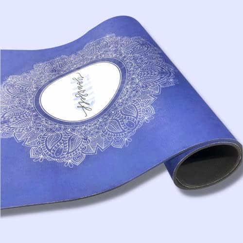 Килимче за йога Samadhaan | Луксозен замшевый килимче за йога от ТПЭ премиум-клас с каишка за носене на ръка