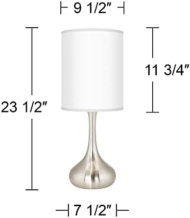 Possini Euro Design е Модерна Индустриална Акцентная Настолна Лампа под Формата На Капки 23,5 С висококачествено