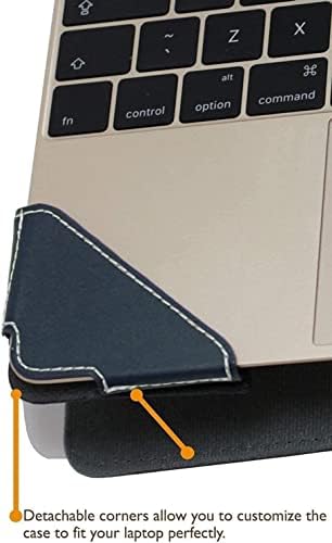 Серия Broonel - Profile - Син Кожен калъф за лаптоп, съвместима с лаптоп HP Spectre x360 13,5 2-в-1 на 14-ef0046na
