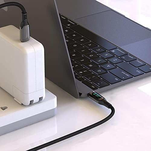 Кабел BoxWave е Съвместима с Acer Swift Edge (SFA16-41) - Кабел PowerDisplay PD (6 фута) - USB-C-USB-C (100