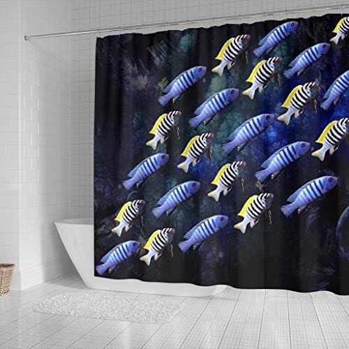 Завеса с изображение на Риба Цинотилапия Афра