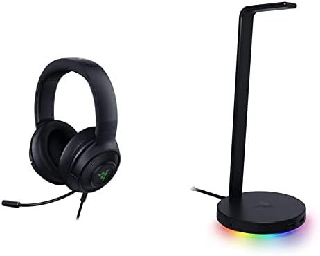 Сверхлегкая детска слушалки Razer Kraken X USB: Съраунд звук 7.1 - Лека рамка - за PC - Класически черен + Цветна