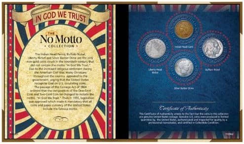 Колекция от Съкровища американски монети Без Девиза
