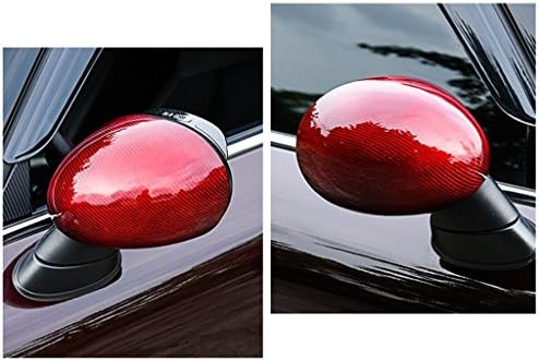 Eppar Новата Подмяна на капаци на Страничните огледала, 2 ЕЛЕМЕНТА за MINI Clubman F54 (Red Carbon)