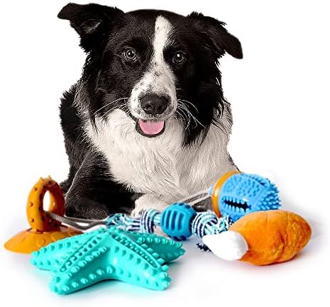 4 Опаковки -Интерактивни играчки за кучета. Играчка на присоске, Завийте играчка, пищащая Пилешки крак, Жаден за веревочку, Почистване на зъбите, Раздаване на храна,