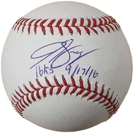 Бейзболни топки Colorado Rockies OML с автограф от Джон Грей 16/17/16 JSA 16872 - Бейзболни топки с автограф