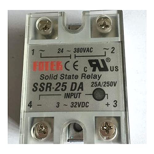 Solid state Relay модул SSR-25DA от 24-380 ac до 3-32 dc 25A/250 В с пластмасов капак