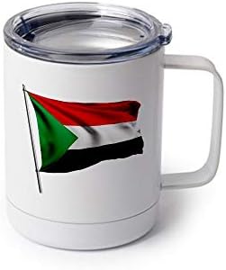 Спортна бутилка ExpressItBest 22 грама - Знаме на Судан (Sudanian) - Изобилие от възможности