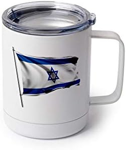 Спортна бутилка ExpressItBest 22 грама - Флаг на Израел (Израел) - Изобилие от възможности