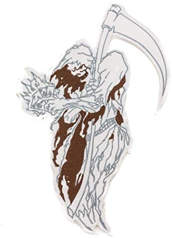 Sturgis -Мрачен Reaper Средния Запад с нашивкой Ръката на мъртвеца, Бяло-Кафява Нашивка на ръка на Мъртвеца,
