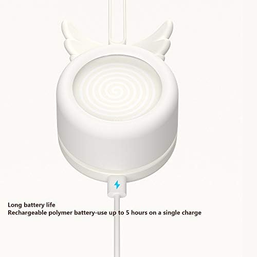 Kiirie Вграден Акумулаторна батерия за Преносим Мини-вентилатор без ръце, с ниско ниво на шум и силен въздушен