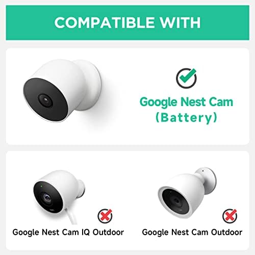 Ayotu 16 фута/5 м захранващ Кабел камера за Google Nest Cam (батерия), захранващ адаптер 5 В 2 И постоянен ток