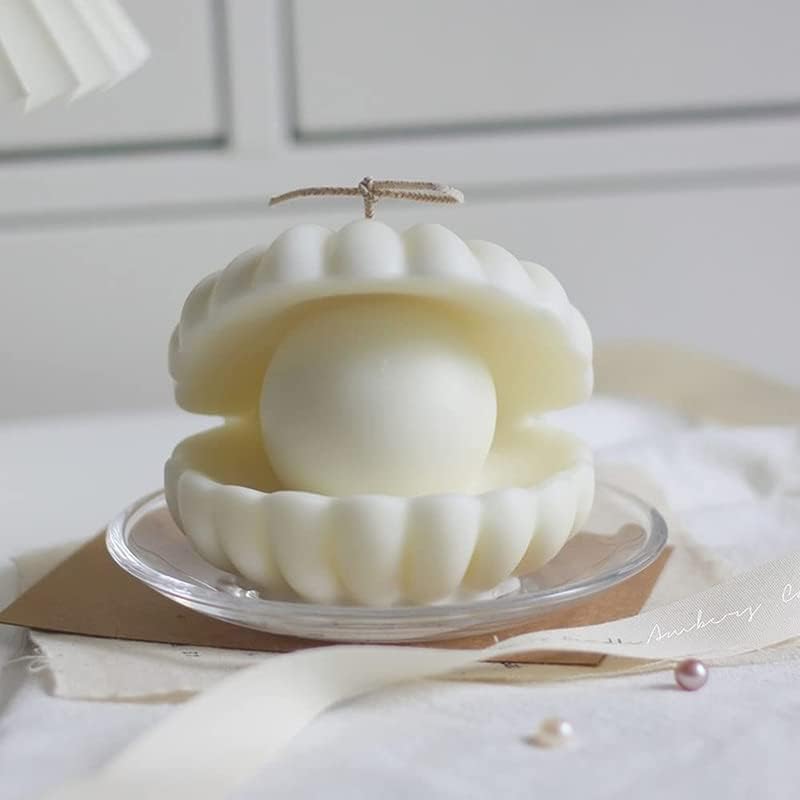S/L Форма за направата на Свещи от Перли и Раковини, 3D Ароматерапевтични Сапунен Торта, Художествен Занаят,