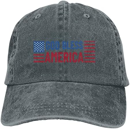 ДЕНУ Американски Флаг Благословената Вяра бейзболна шапка, Мъжки Шапки За Голф Миещи Регулируеми Женски Каубойски