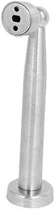 X-DREE Титуляр за магнитните ключалки на вратата на спалнята за тоалетна Сребрист цвят Височина 200 мм (Tono