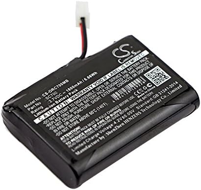 Батерия GAXI за SC700, SC705, Secure 700 Замяна на батерията Oricom BabyPhone