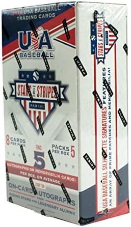 2018 Панини Usa Stars & (и) Stripes Бейзболна Кутия за хоби - Восъчни опаковки За бейзбол