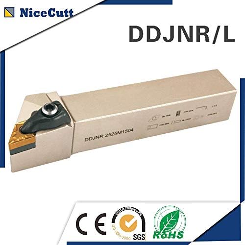 Титуляр на външния струг инструмент FINCOS DDJNR/L2525M1506 Nicecutt за Струг инструмент с Вградени DNMG Притежателя