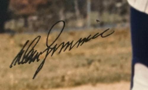 Дон Циммер подписа Бейзболен снимка на Ню Йорк Метс 16x20 PSA Y95709 - Снимки на MLB с автограф