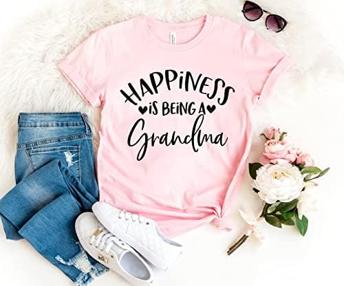 Щастието е - да Бъде Баба, Подарък под формата На Ризи За Новата Баба, Подарък на Баба Обява За Бременност,