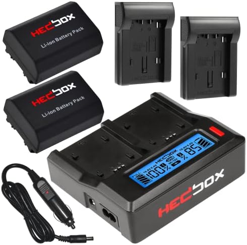 HEDBOX RP-DC50/FZ100 с две батерии тип HED-FZ100 и комплект двойно зарядно устройство RP-DC50 (14,4 Wh / 2000