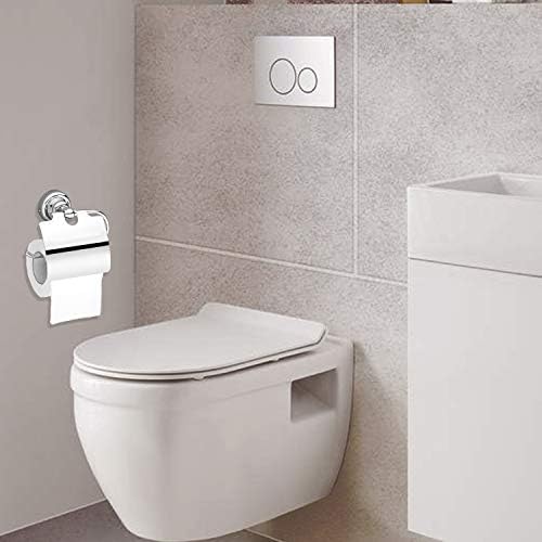 Стойка за Ролка Тоалетна хартия Skyllo от неръждаема стомана 304 Plantex Crosslink Platinum /Държач за Тоалетна