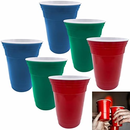 6 Чаши за партита PC, Устойчив На Разкъсване Пластмасова Чаша За Пиене на Напитки PDQ за Еднократна употреба