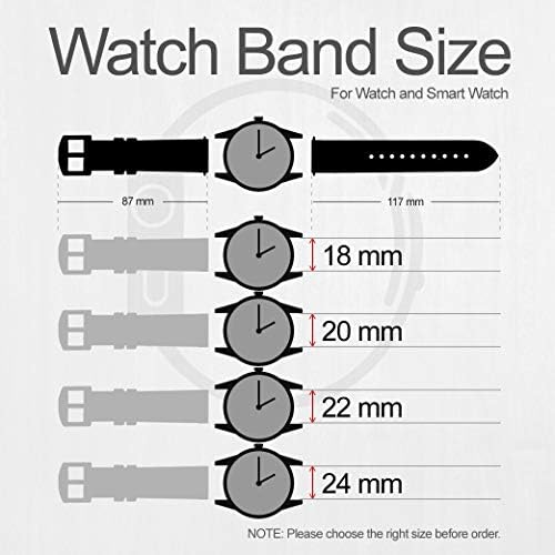 CA0186 Шевронный зиг-заг Кожен и Силиконов Ремък за Смарт часовник Каишка Часовник Smartwatch Размер на Смарт часа (22 мм)