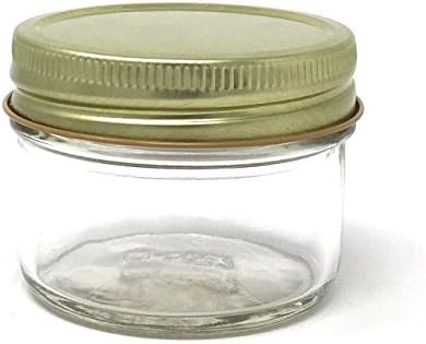 банката Мейсън обем 4 грама, Прозрачна, с кръгли обикновен гърло, в опаковка от 12 броя (12 опаковки) от Packaging