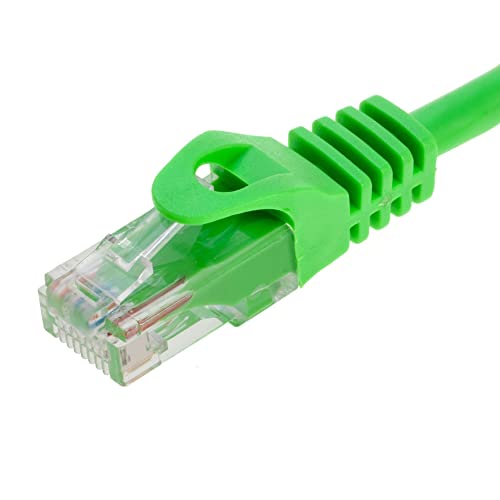 Кабели директно Онлайн Зелен 10-крак Мрежов кабел Cat6 Ethernet RJ-45 Интернет-Модем, Пач-Кабел