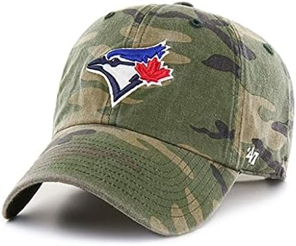 Регулируема шапка за почистване на маскировка '47 MLB, за възрастни, един размер Подходящ за всички (Камуфлаж